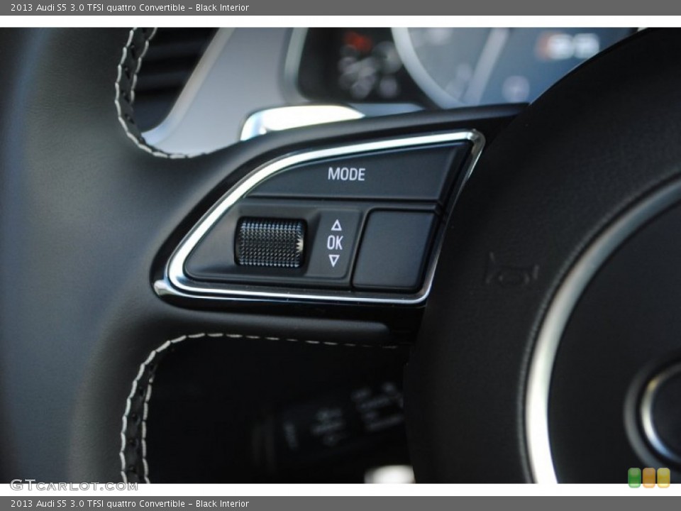 Black Interior Controls for the 2013 Audi S5 3.0 TFSI quattro Convertible #81703258