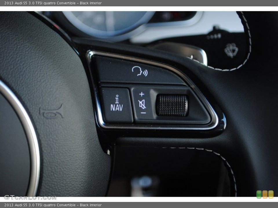 Black Interior Controls for the 2013 Audi S5 3.0 TFSI quattro Convertible #81703276