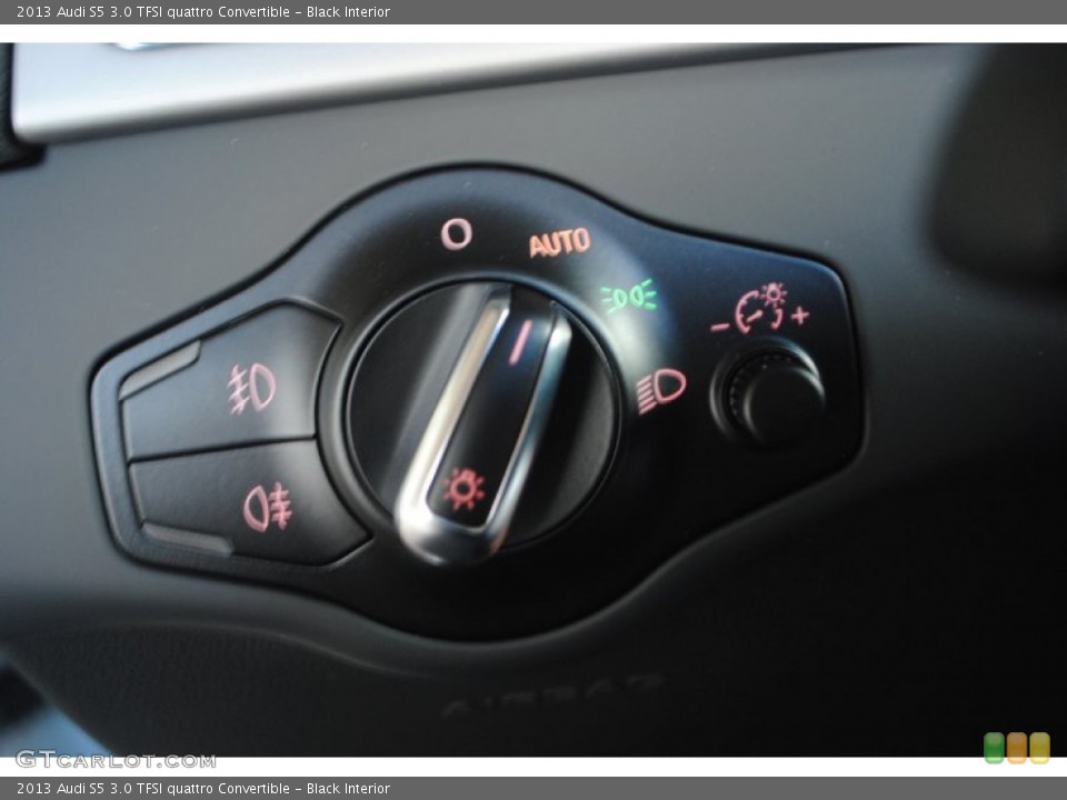 Black Interior Controls for the 2013 Audi S5 3.0 TFSI quattro Convertible #81703339