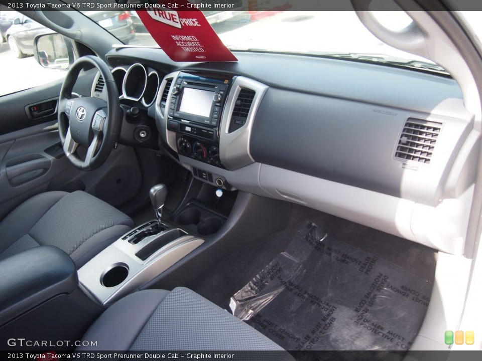Graphite Interior Photo for the 2013 Toyota Tacoma V6 TRD Sport Prerunner Double Cab #81704352