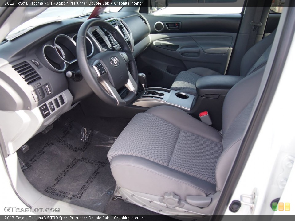 Graphite Interior Photo for the 2013 Toyota Tacoma V6 TRD Sport Prerunner Double Cab #81704583