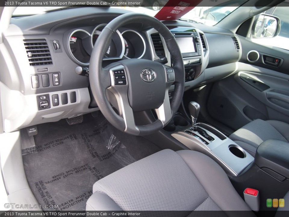 Graphite Interior Prime Interior for the 2013 Toyota Tacoma V6 TRD Sport Prerunner Double Cab #81704604