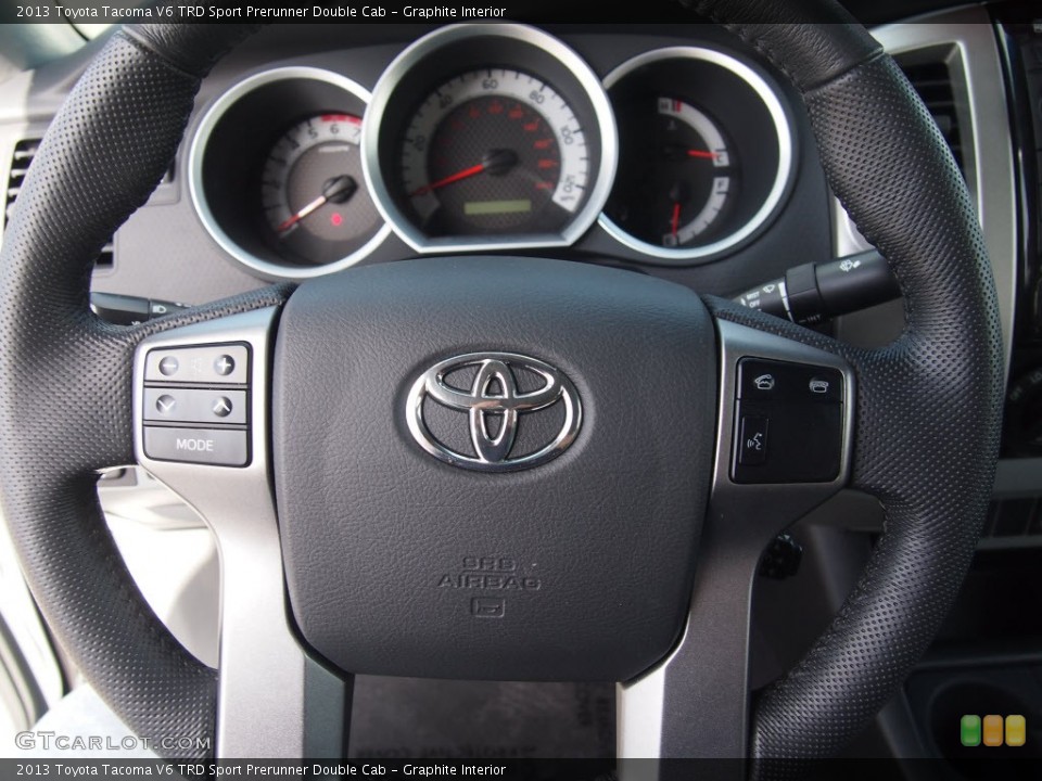 Graphite Interior Steering Wheel for the 2013 Toyota Tacoma V6 TRD Sport Prerunner Double Cab #81704708