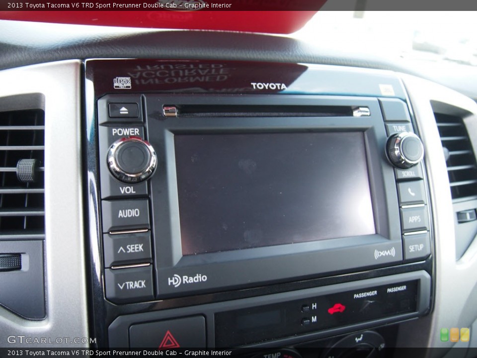 Graphite Interior Controls for the 2013 Toyota Tacoma V6 TRD Sport Prerunner Double Cab #81704736