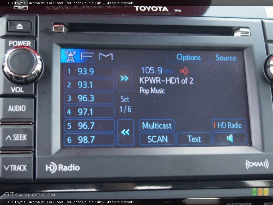 Graphite Interior Audio System for the 2013 Toyota Tacoma V6 TRD Sport Prerunner Double Cab #81704881