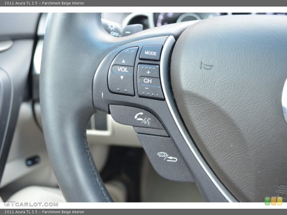 Parchment Beige Interior Controls for the 2011 Acura TL 3.5 #81705042