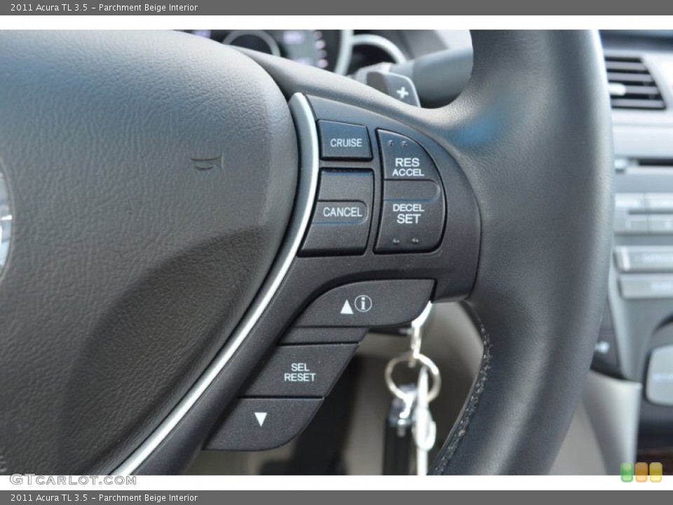 Parchment Beige Interior Controls for the 2011 Acura TL 3.5 #81705072