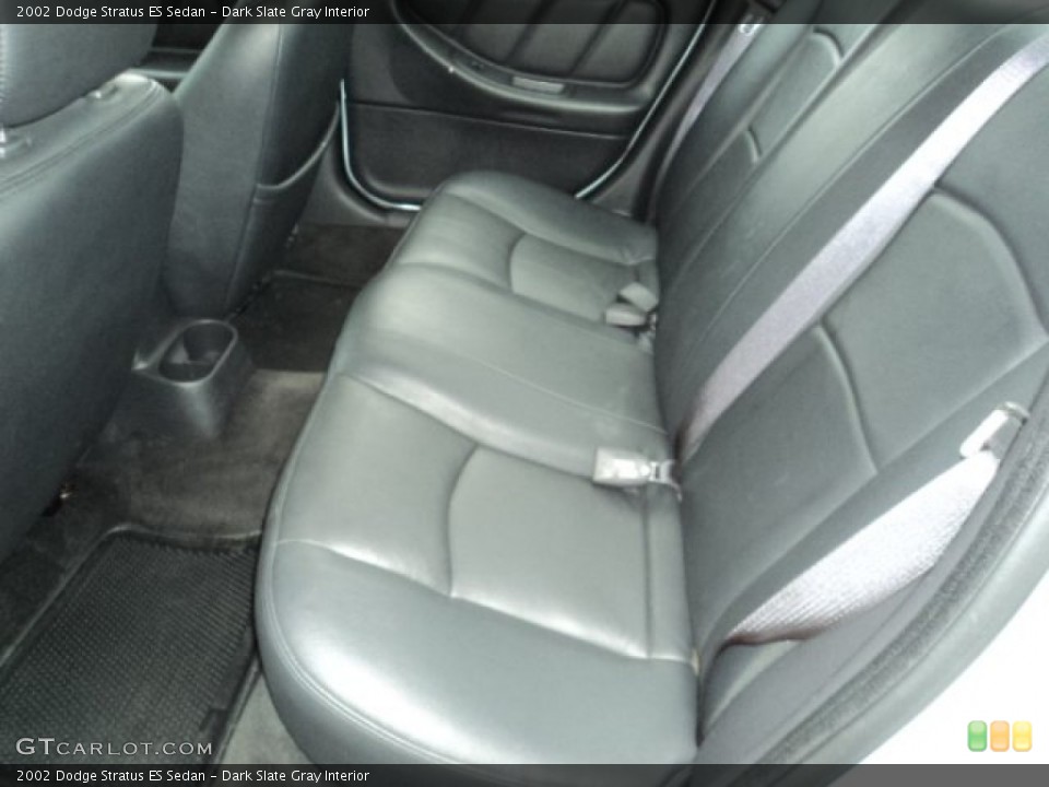 Dark Slate Gray Interior Rear Seat for the 2002 Dodge Stratus ES Sedan #81706934