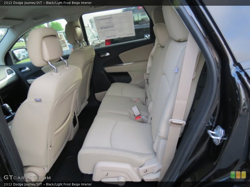 Black/Light Frost Beige Interior Photo for the 2013 Dodge Journey SXT #81707718