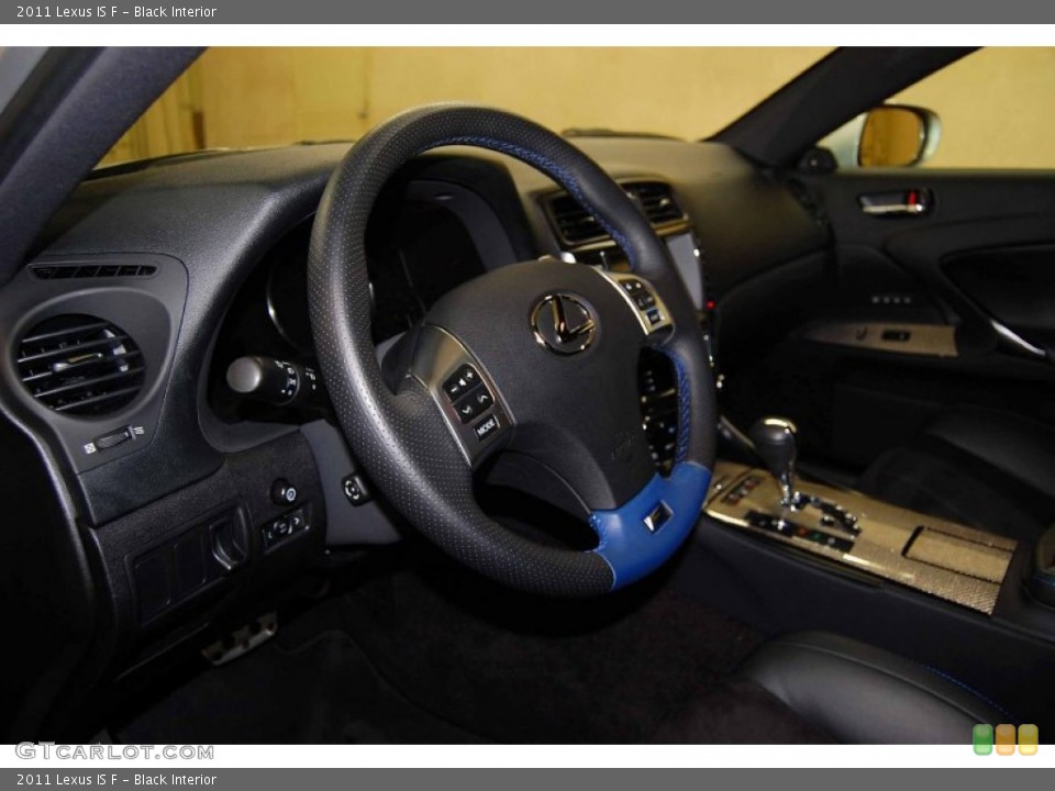 Black Interior Steering Wheel for the 2011 Lexus IS F #81709716