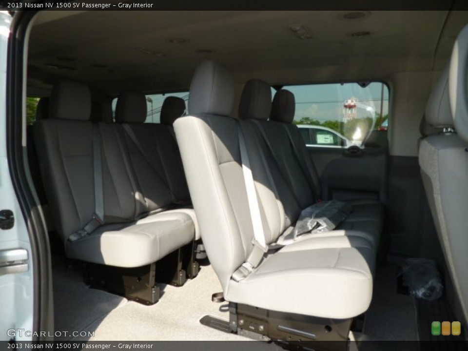 Gray Interior Rear Seat for the 2013 Nissan NV 1500 SV Passenger #81711789