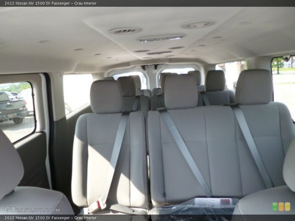 Gray Interior Rear Seat for the 2013 Nissan NV 1500 SV Passenger #81711834