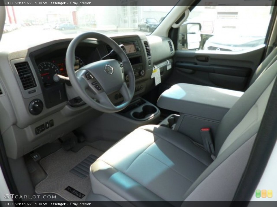 Gray Interior Photo for the 2013 Nissan NV 1500 SV Passenger #81711873