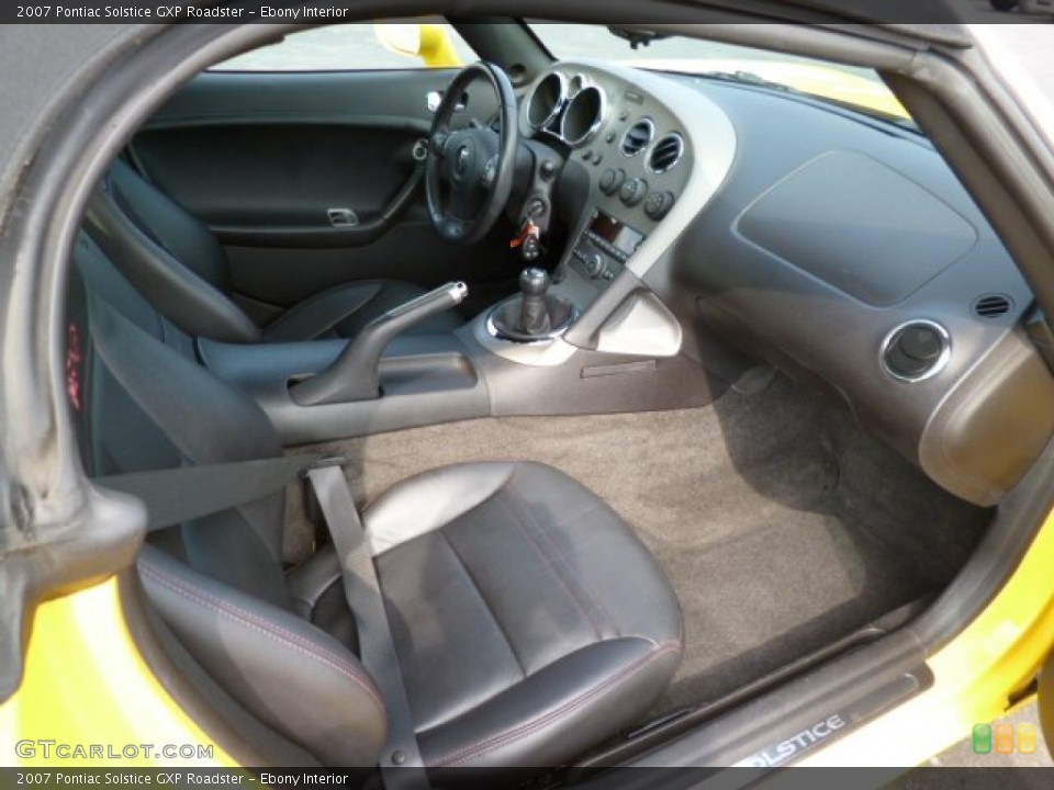 Ebony Interior Photo for the 2007 Pontiac Solstice GXP Roadster #81712600