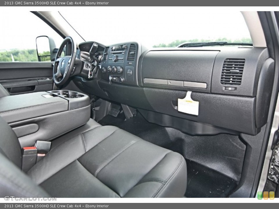 Ebony Interior Dashboard for the 2013 GMC Sierra 3500HD SLE Crew Cab 4x4 #81713772