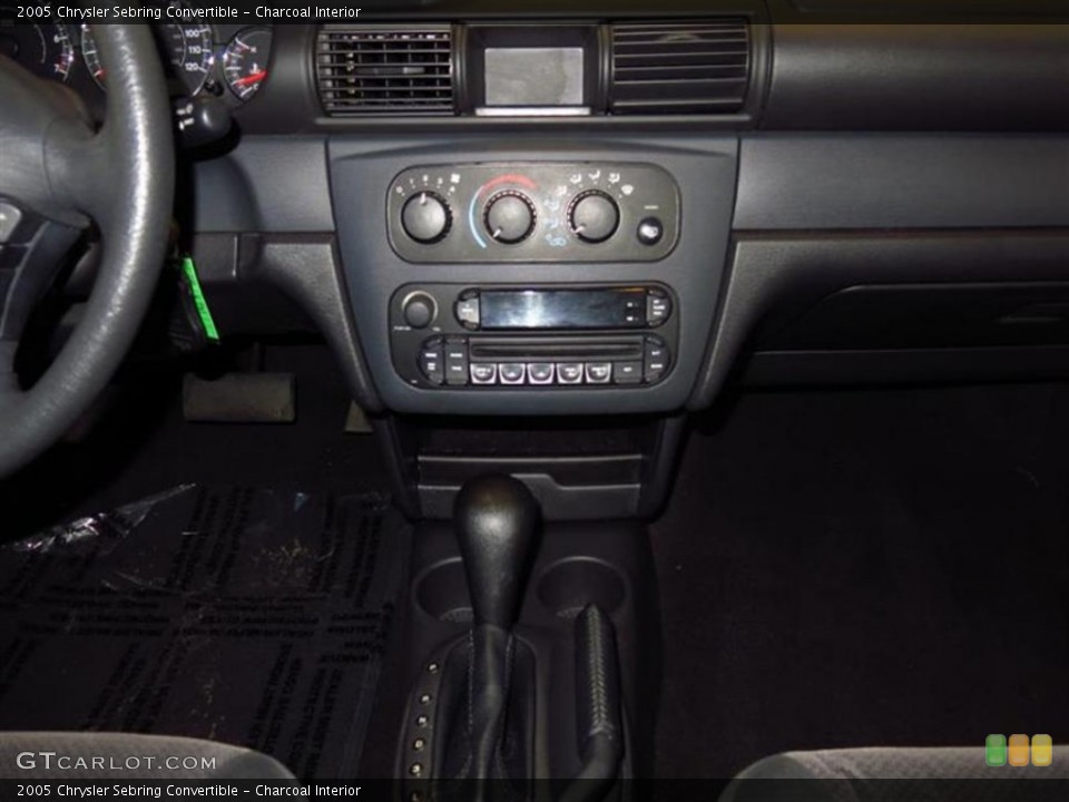 Charcoal Interior Controls for the 2005 Chrysler Sebring Convertible #81717765