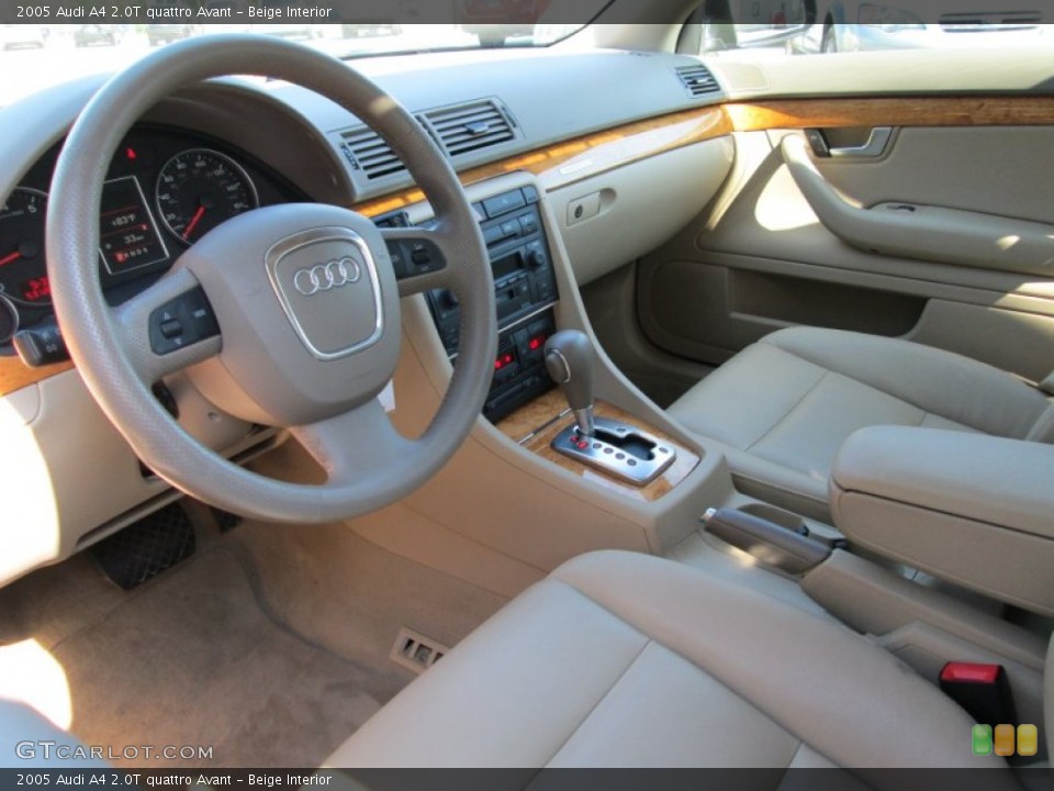 Beige Interior Photo for the 2005 Audi A4 2.0T quattro Avant #81718043