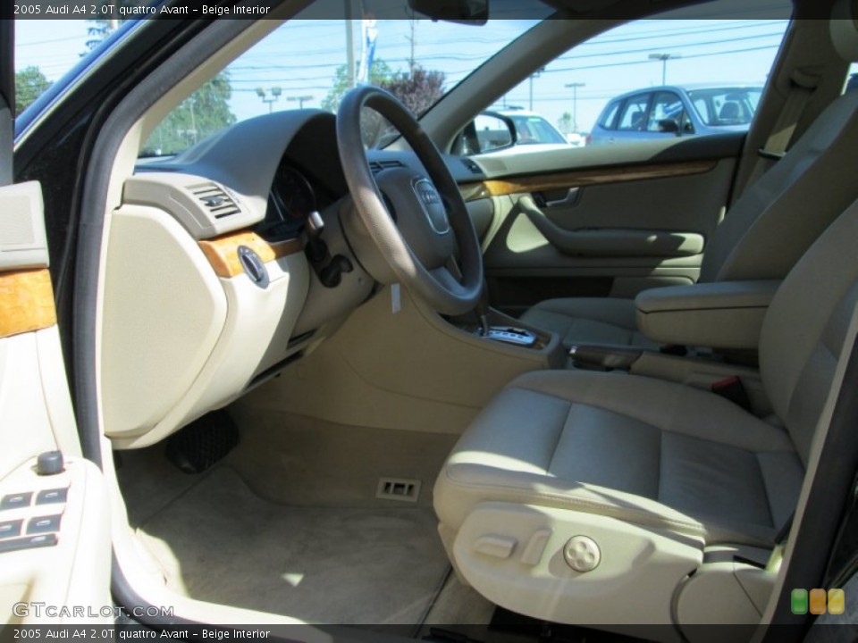 Beige Interior Front Seat for the 2005 Audi A4 2.0T quattro Avant #81718065