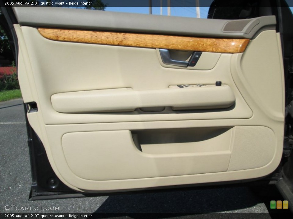 Beige Interior Door Panel for the 2005 Audi A4 2.0T quattro Avant #81718084