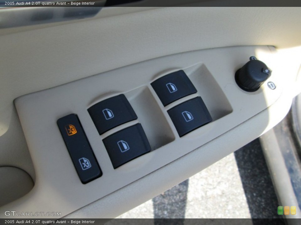 Beige Interior Controls for the 2005 Audi A4 2.0T quattro Avant #81718098