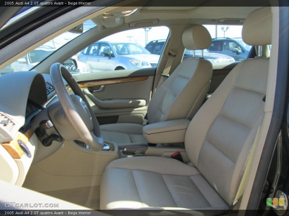 Beige Interior Front Seat for the 2005 Audi A4 2.0T quattro Avant #81718125