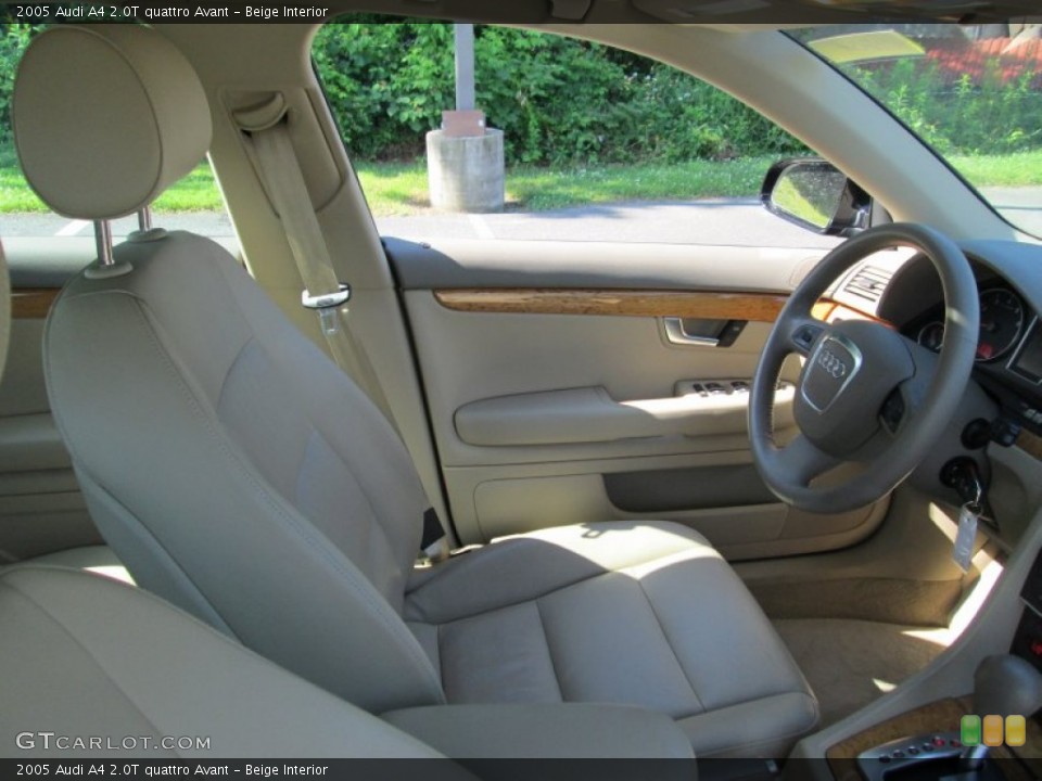 Beige Interior Front Seat for the 2005 Audi A4 2.0T quattro Avant #81718149