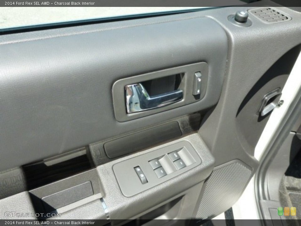 Charcoal Black Interior Controls for the 2014 Ford Flex SEL AWD #81718207