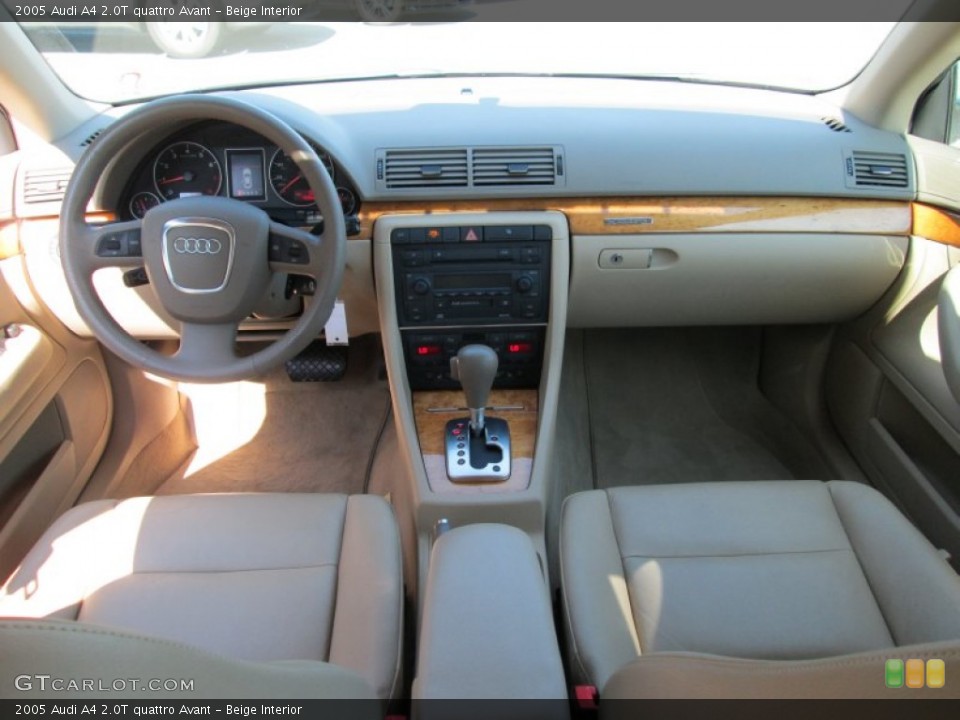 Beige Interior Dashboard for the 2005 Audi A4 2.0T quattro Avant #81718353