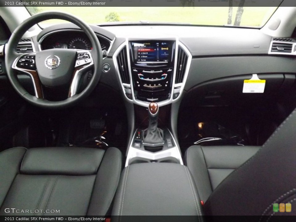 Ebony/Ebony Interior Dashboard for the 2013 Cadillac SRX Premium FWD #81719607