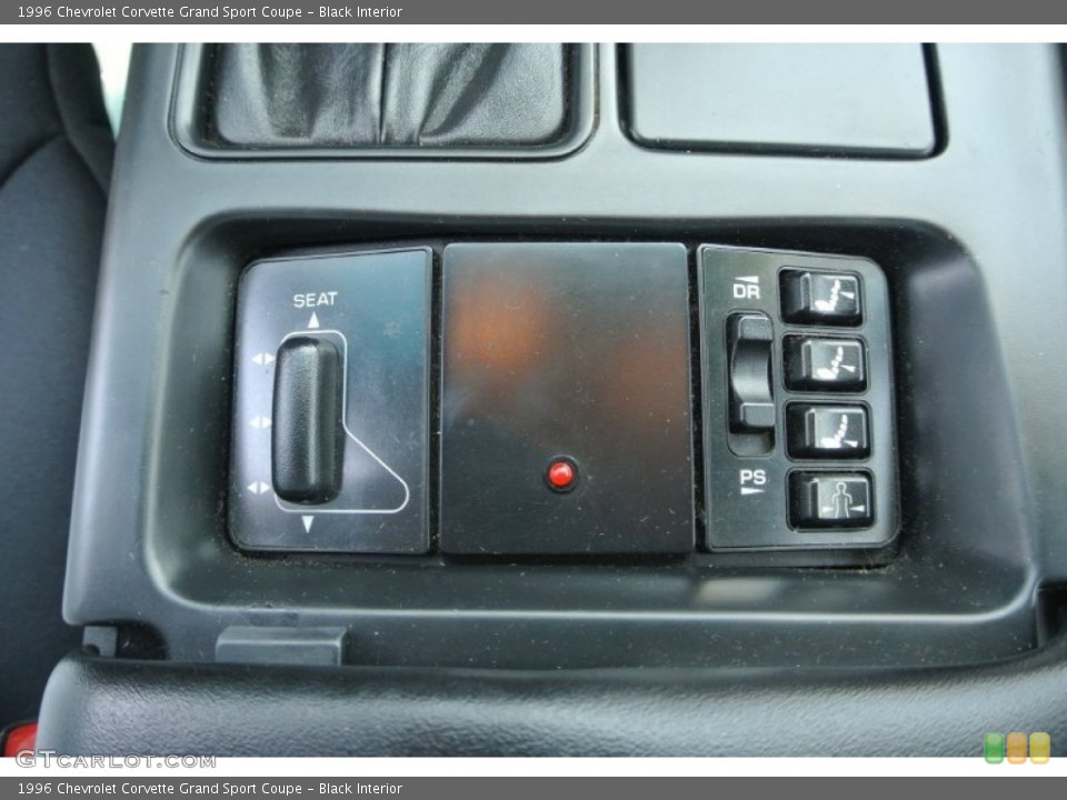 Black Interior Controls for the 1996 Chevrolet Corvette Grand Sport Coupe #81719685