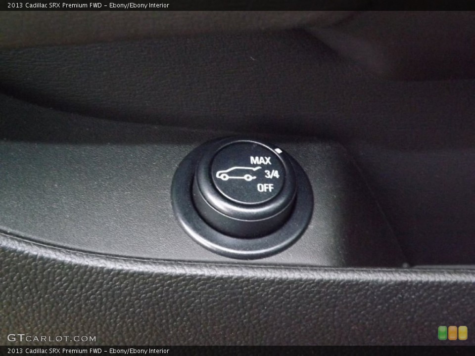 Ebony/Ebony Interior Controls for the 2013 Cadillac SRX Premium FWD #81719714