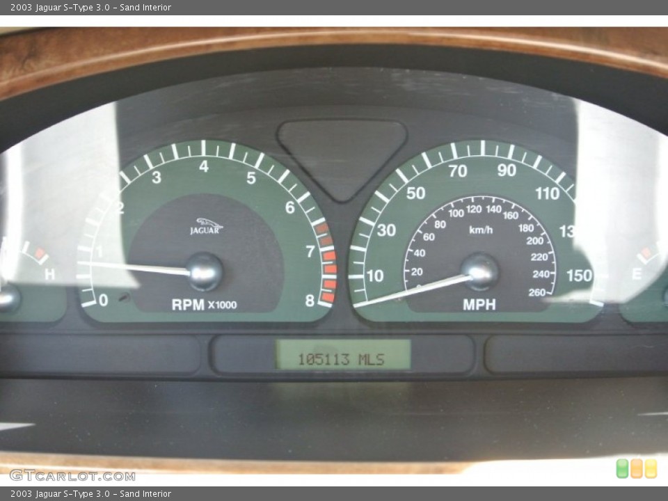 Sand Interior Controls for the 2003 Jaguar S-Type 3.0 #81720348