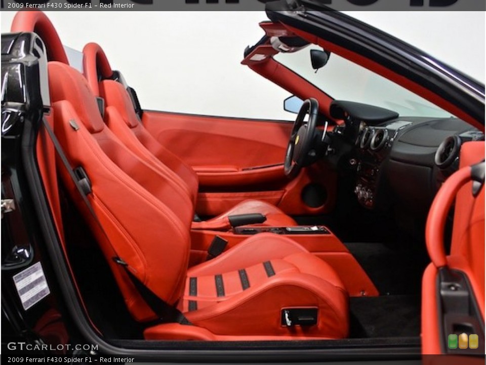 Red Interior Front Seat for the 2009 Ferrari F430 Spider F1 #81720902