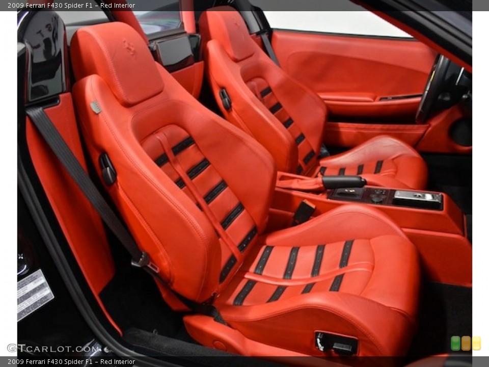 Red Interior Photo for the 2009 Ferrari F430 Spider F1 #81720939