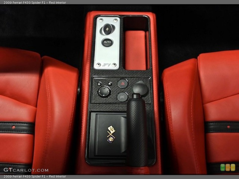 Red Interior Controls for the 2009 Ferrari F430 Spider F1 #81721275