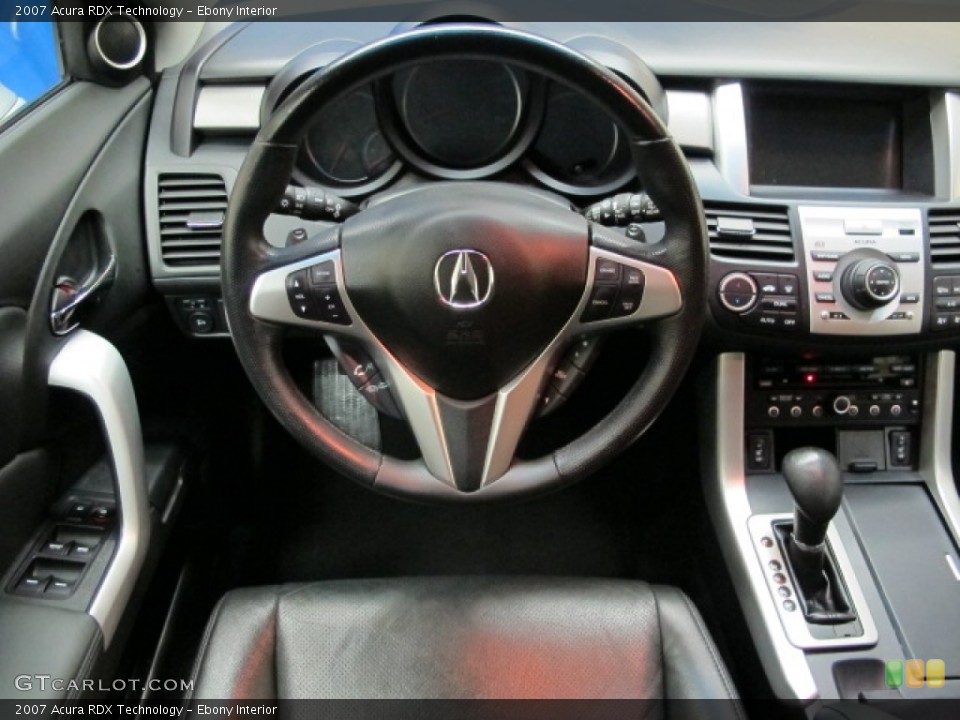 Ebony Interior Dashboard for the 2007 Acura RDX Technology #81723131