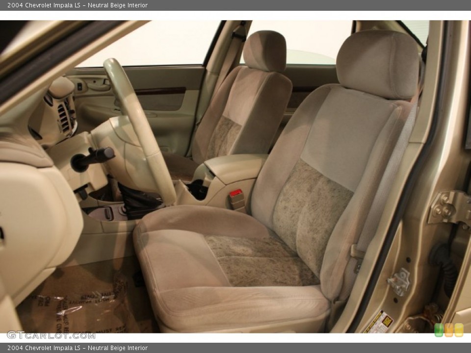 Neutral Beige Interior Front Seat for the 2004 Chevrolet Impala LS #81723150