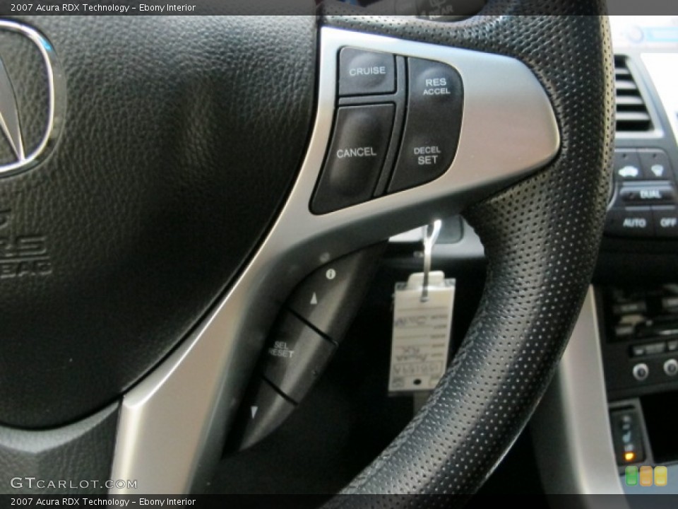 Ebony Interior Controls for the 2007 Acura RDX Technology #81723420