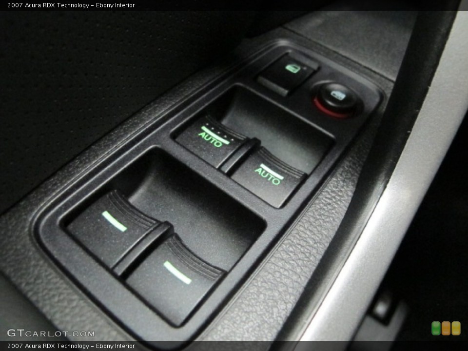 Ebony Interior Controls for the 2007 Acura RDX Technology #81723459