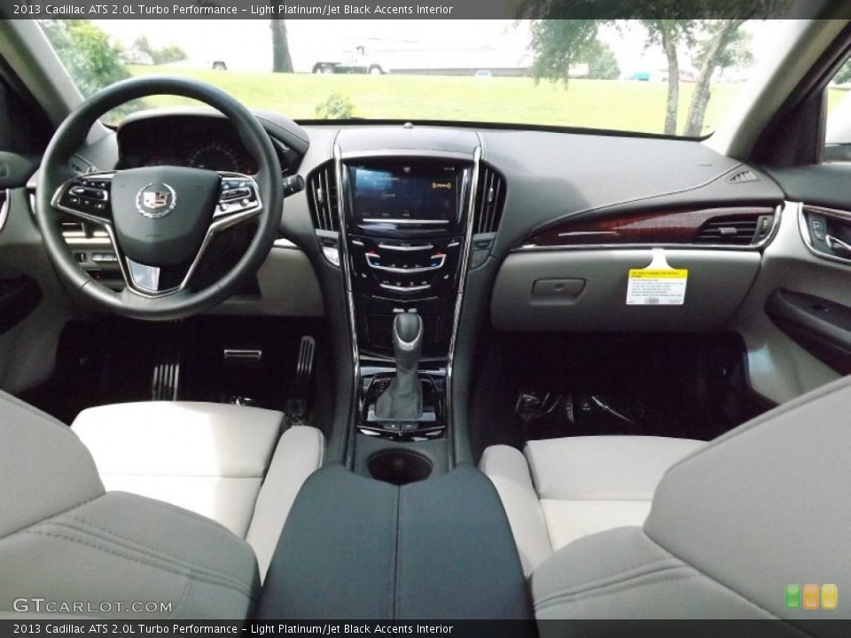 Light Platinum/Jet Black Accents Interior Dashboard for the 2013 Cadillac ATS 2.0L Turbo Performance #81725825