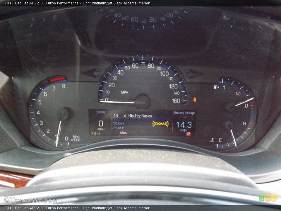 Light Platinum/Jet Black Accents Interior Gauges for the 2013 Cadillac ATS 2.0L Turbo Performance #81726051