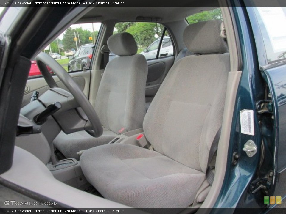 Dark Charcoal 2002 Chevrolet Prizm Interiors