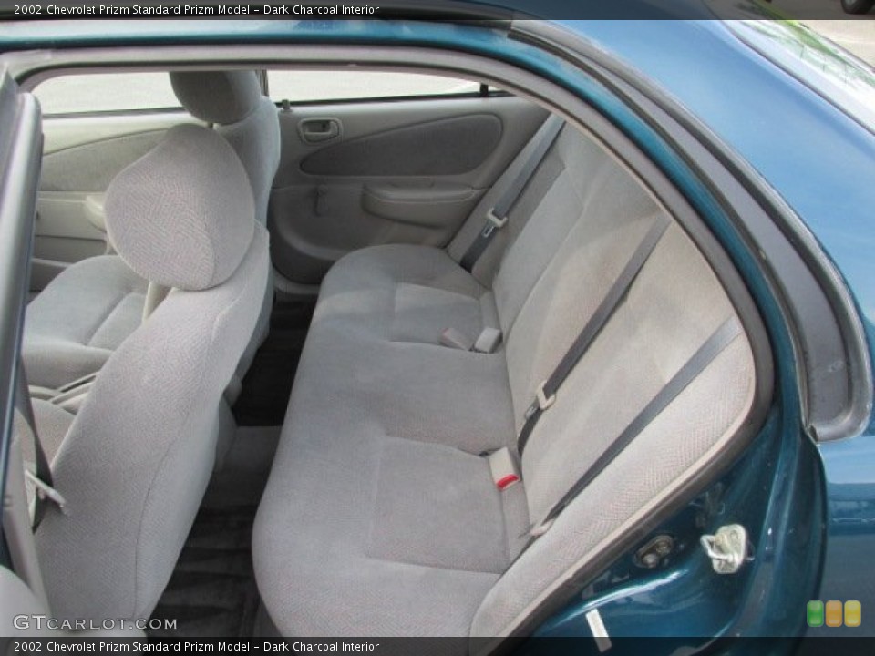 Dark Charcoal Interior Rear Seat for the 2002 Chevrolet Prizm  #81726665