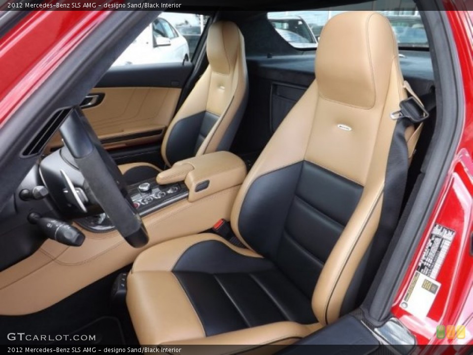 designo Sand/Black Interior Photo for the 2012 Mercedes-Benz SLS AMG #81733992