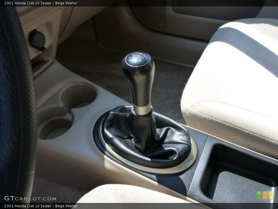 Beige Interior Transmission for the 2001 Honda Civic LX Sedan #81734202