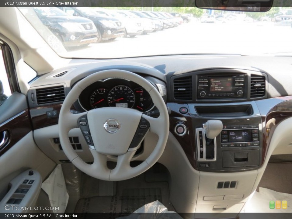 Gray Interior Dashboard for the 2013 Nissan Quest 3.5 SV #81734531
