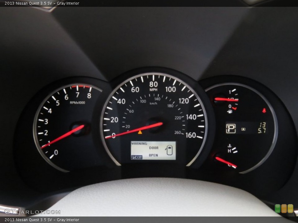 Gray Interior Gauges for the 2013 Nissan Quest 3.5 SV #81734592