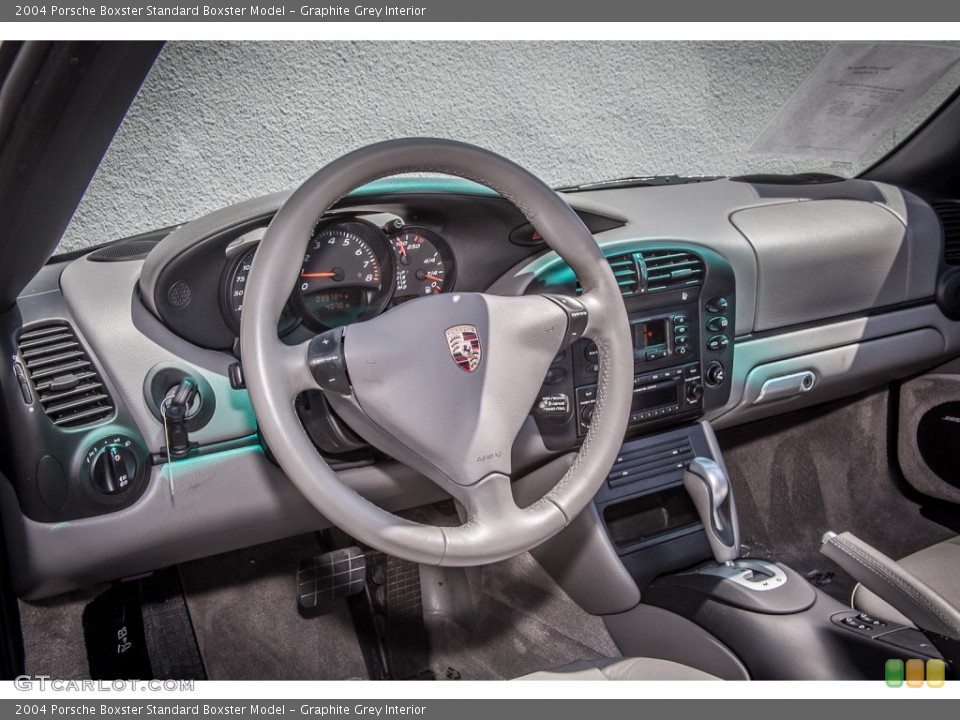 Graphite Grey Interior Dashboard for the 2004 Porsche Boxster  #81747172