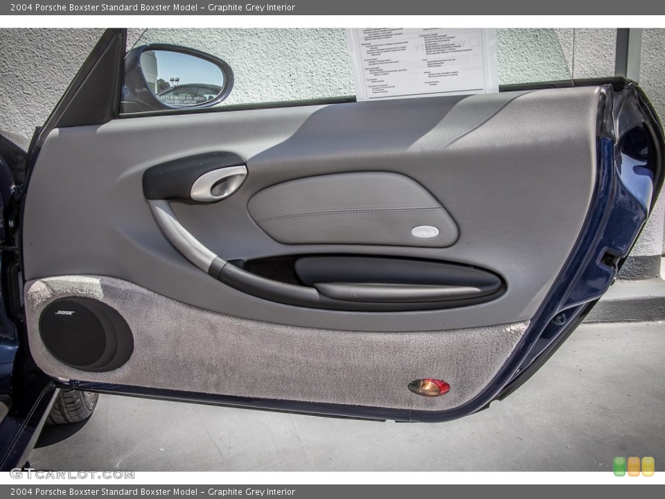 Graphite Grey Interior Door Panel for the 2004 Porsche Boxster  #81747417