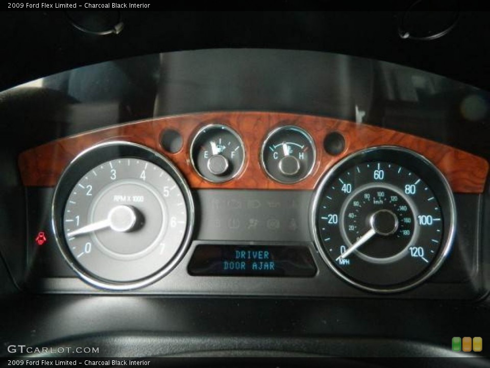 Charcoal Black Interior Gauges for the 2009 Ford Flex Limited #81748569